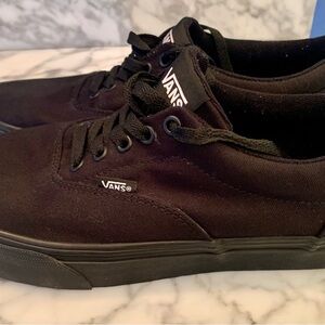 Vans Doheny Skateboarding Shoe Mens Size 10 Black Canvas Old Skool